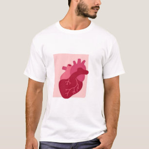 Camiseta T-shirt dinámico con corazón
