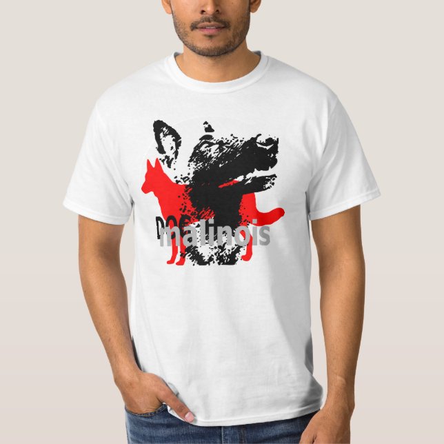 Camiseta t-shirt dogmali malinois (Anverso)