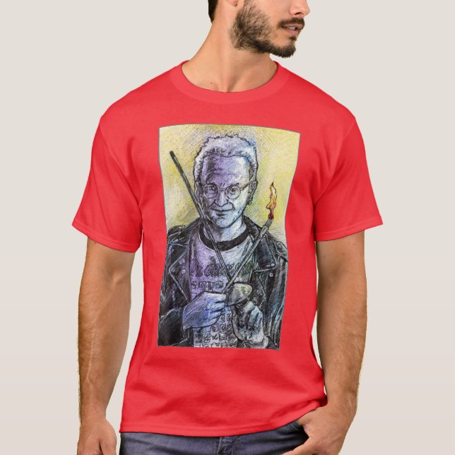 Camiseta T Shirt Dr Great Art Flaming Brush (Anverso)