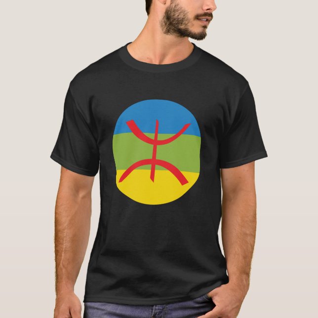 Camiseta T-shirt drapeau Amazigh (Anverso)