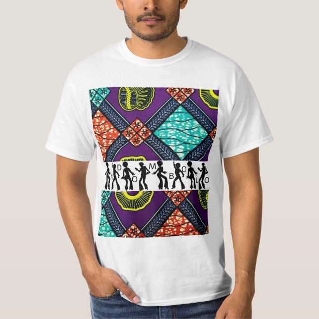 Camiseta T-shirt en lingala /  Ndombolo (Anverso)