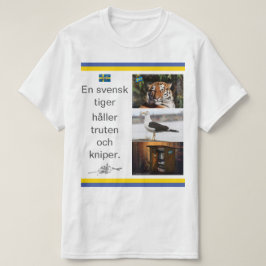 Camiseta T-shirt — En svensk tiger