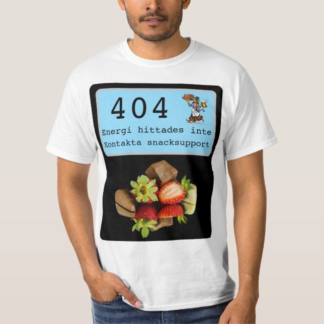 Camiseta T-shirt — Energi 404 (Anverso)