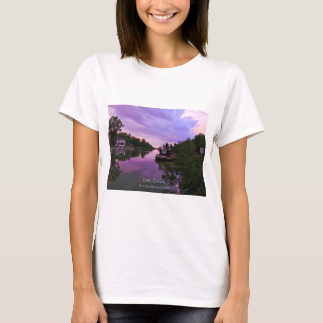 Camiseta T-Shirt - Erie Canal at Sunset (Anverso)