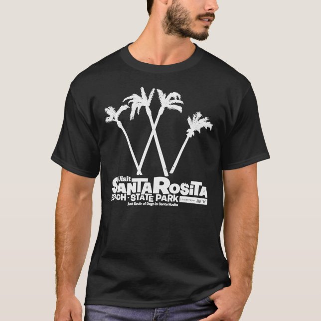 Camiseta T-Shirt Esencial del Parque Estatal de la Playa de (Anverso)