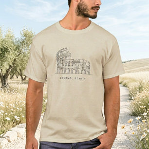 Camiseta T-shirt Eternal Beauty Rome Colosseum - Unisex 