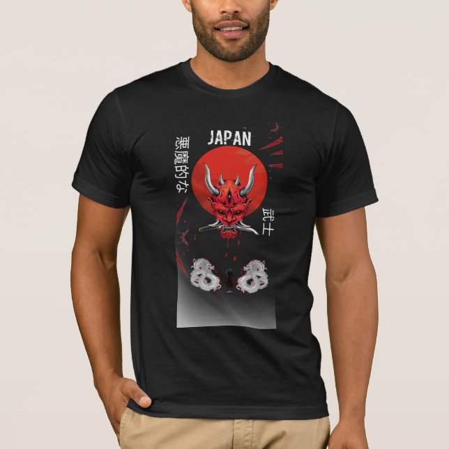 Camiseta T-Shirt Evil Samurai  (Anverso)