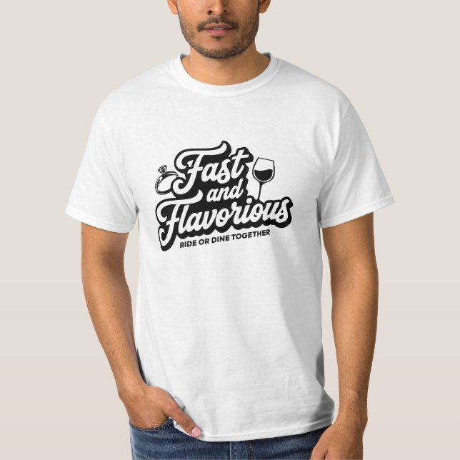Camiseta T-Shirt - Fast and Flavorious Series (Anverso)