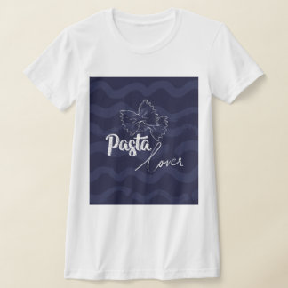 Camiseta T-shirt femme « Pasta Lover » – Mode foodie Italie
