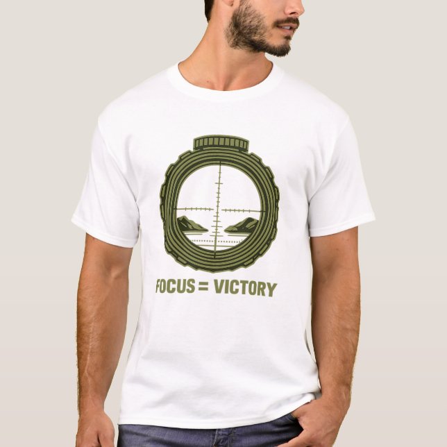 Camiseta T-shirt Focus = Victory Tactical Scope (Anverso)