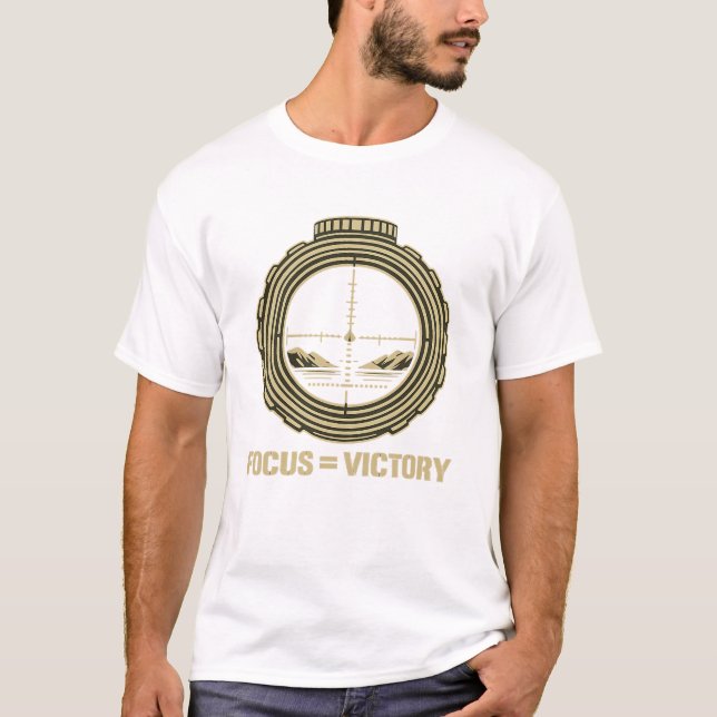 Camiseta T-shirt Focus = Victory Tactical Scope (Anverso)