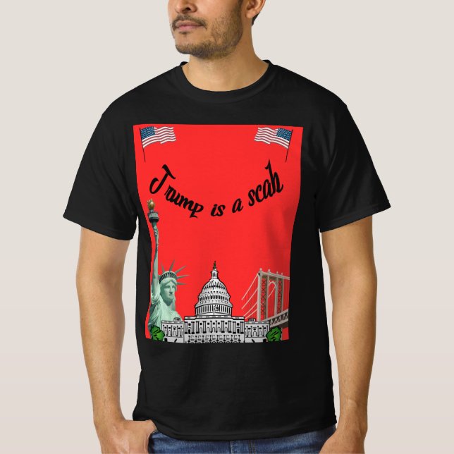 Camiseta T-shirt foncé basique (Anverso)