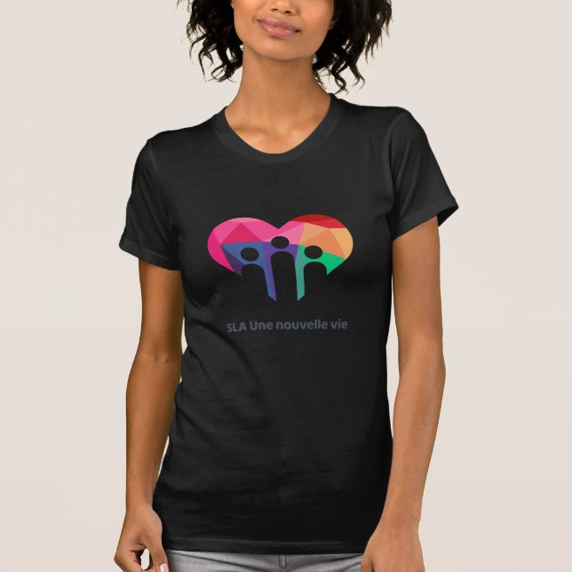 Camiseta T-shirt foncé pour femme  (Anverso)