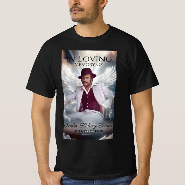 Camiseta T-Shirt for Charles Toldon (Anverso)