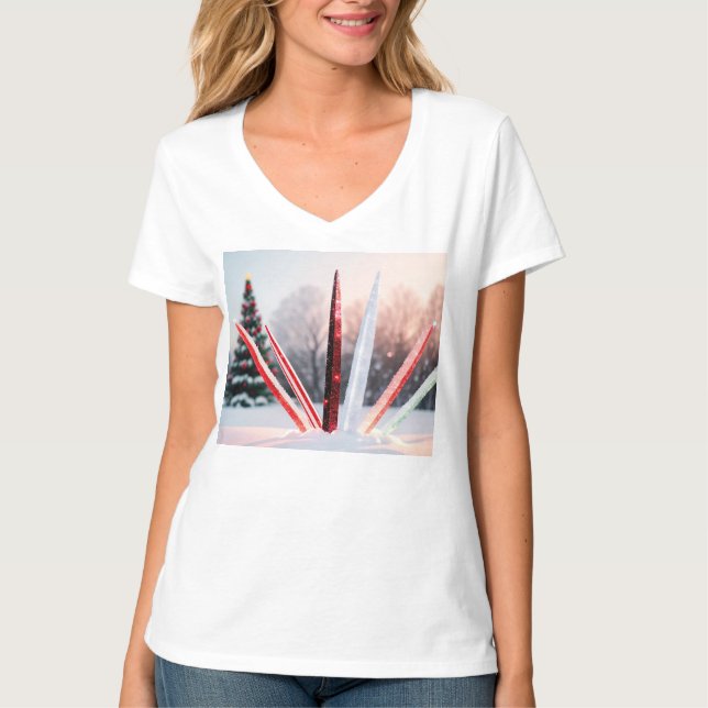 Camiseta T-Shirt for Cozy Christmas Celebration (Anverso)