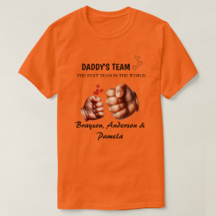 Camiseta T-shirt for dad,  daddy's team, father's day