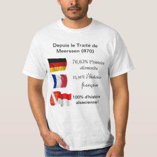 Camiseta T-Shirt Franco-Allemand-Alsacien