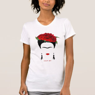 Camiseta T-Shirt Frida Kahlo para mujer, artista mexicano
