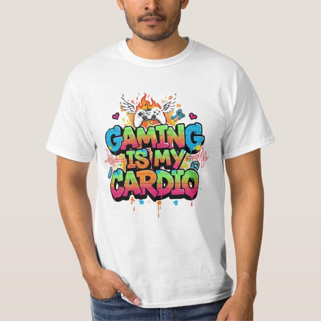 Camiseta T-Shirt gamer quote (Anverso)