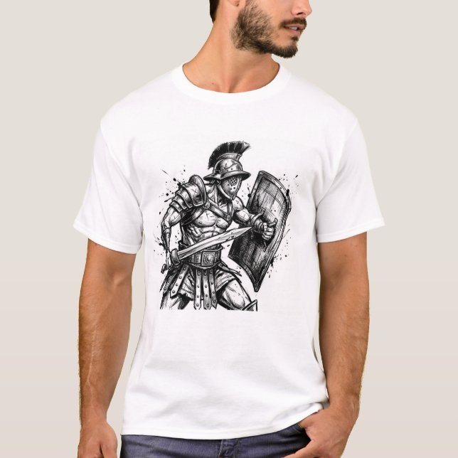 Camiseta T-Shirt Gladiateur Romain (Anverso)