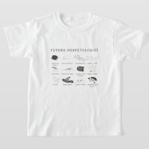 Camiseta T-Shirt Gráfico Herpetólogo Futuro