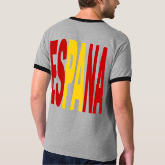 Camiseta T-shirt gris dos homme ESPANA