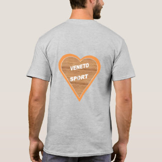 Camiseta T-shirt gris dos homme VENETO SPORT