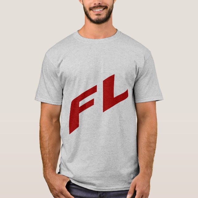 Camiseta T-shirt  gris FLORIDA (Anverso)