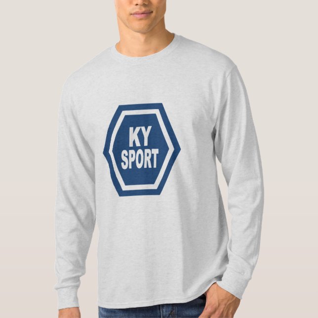 Camiseta T-shirt gris homme  KENTUCKY  SPORT (Anverso)