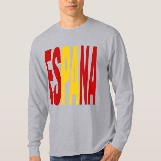 Camiseta T-shirt gris manches longues ESPANA