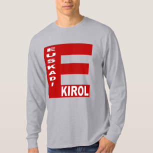 Camiseta T-shirt gris mangas largas EUSKADI KIROL