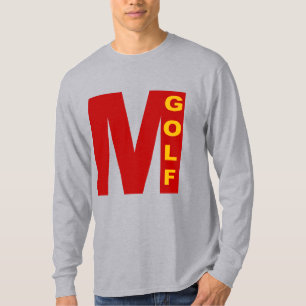 Camiseta T-shirt gris mangas largas   MILANO GOLF