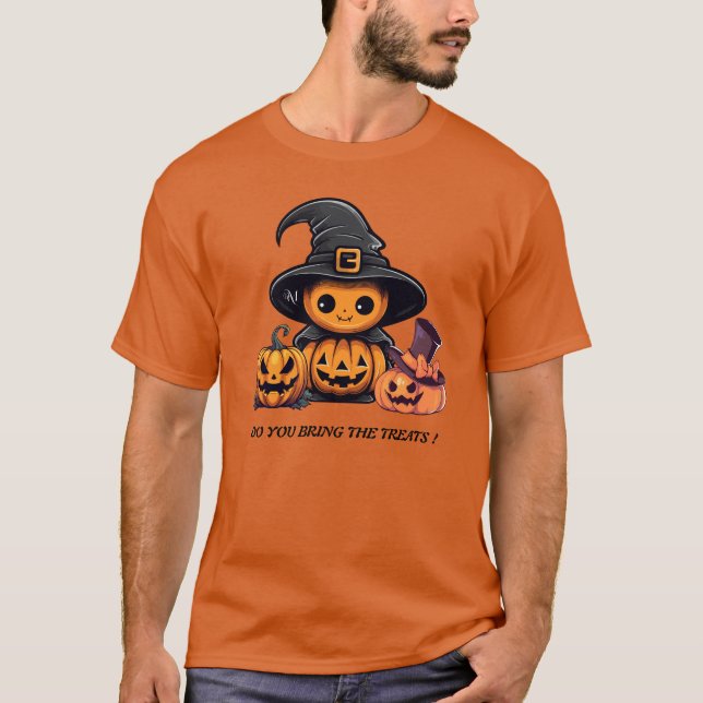 Camiseta T-Shirt : HALLOWEEN Pumpkins #2 (Anverso)