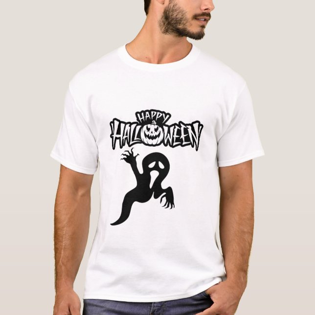 Camiseta T-shirt Happy Halloween (Anverso)