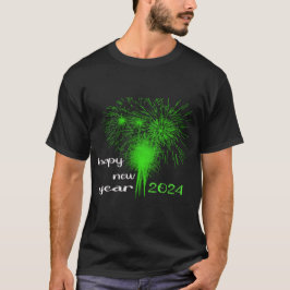 Camiseta T-shirt Happy New 2024 Year Party