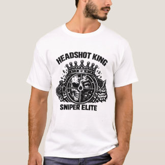 Camiseta T-shirt Headshot King Sniper Elite Tee