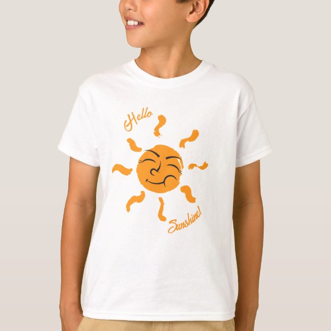 Camiseta T-Shirt "Hello Sunshine" (Anverso)