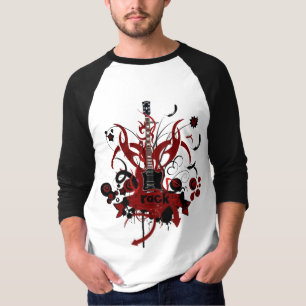 Camiseta T - shirt hombre mangas largas bicolor Rock