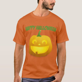 Camiseta T-shirt homme Jack-o'-Lantern Happy Halloween