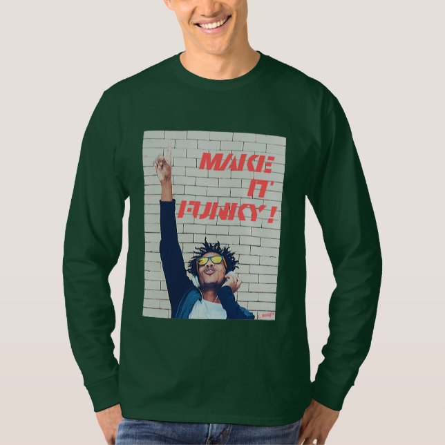 Camiseta T-shirt homme "Make it funky !" (Anverso)