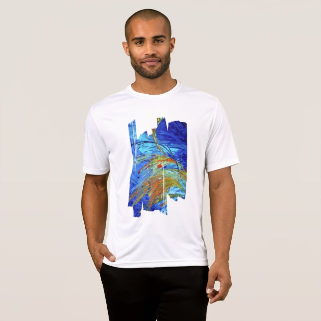 Camiseta T-shirt homme polyester Champs élyséens (Anverso completo)