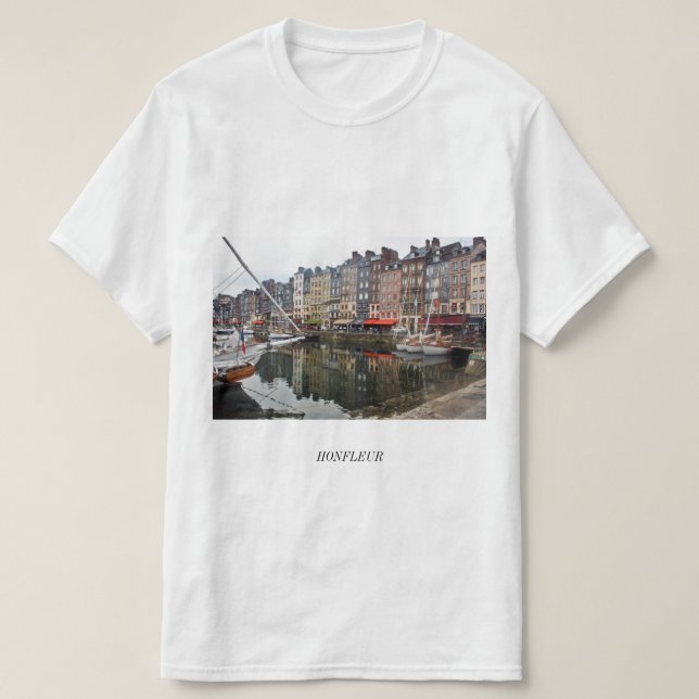 Camiseta T - shirt Honfleur (Diseño del anverso)