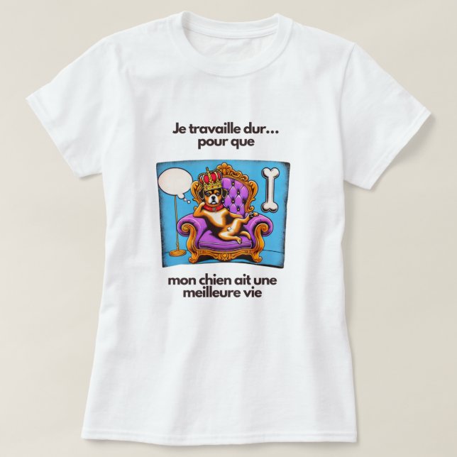 Camiseta t-shirt humoristique pour femme (Diseño del anverso)