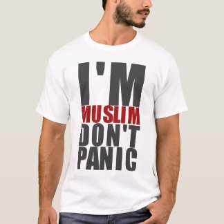 Camiseta T-shirt I'm Muslim, Don't Panic