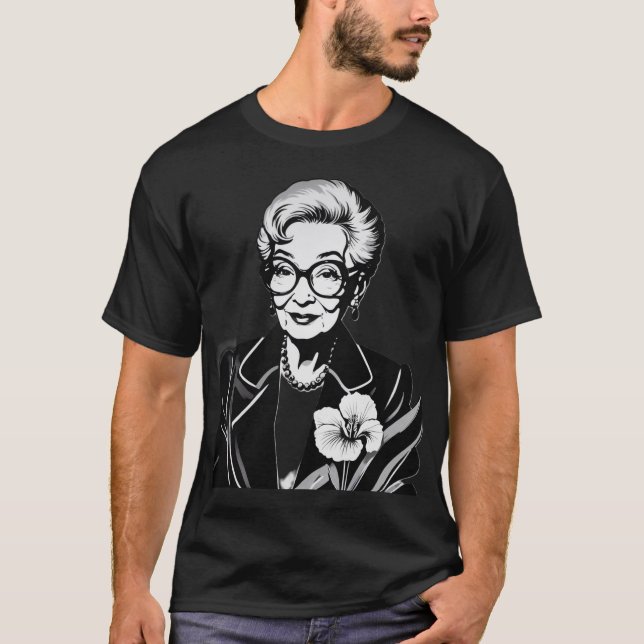 Camiseta t-shirt  iris apfel (Anverso)