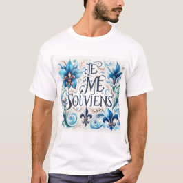 Camiseta T-shirt "Je me souviens"