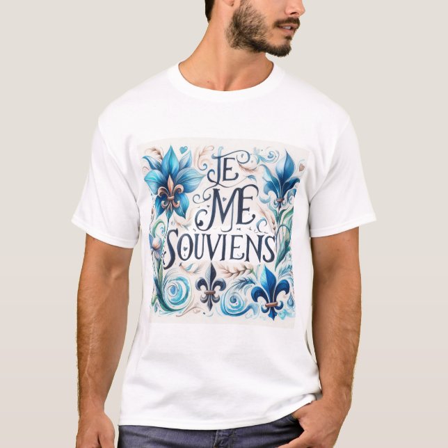 Camiseta T-shirt "Je me souviens" (Anverso)