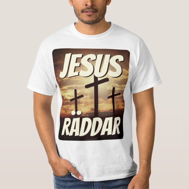 Camiseta T-shirt — Jesus räddar (Anverso)