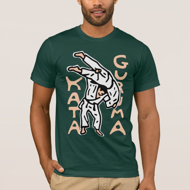 Camiseta t-shirt judo kata guruma (Anverso)