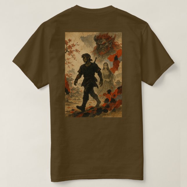 Camiseta T-shirt Legend of Zelda (Reverso del diseño)